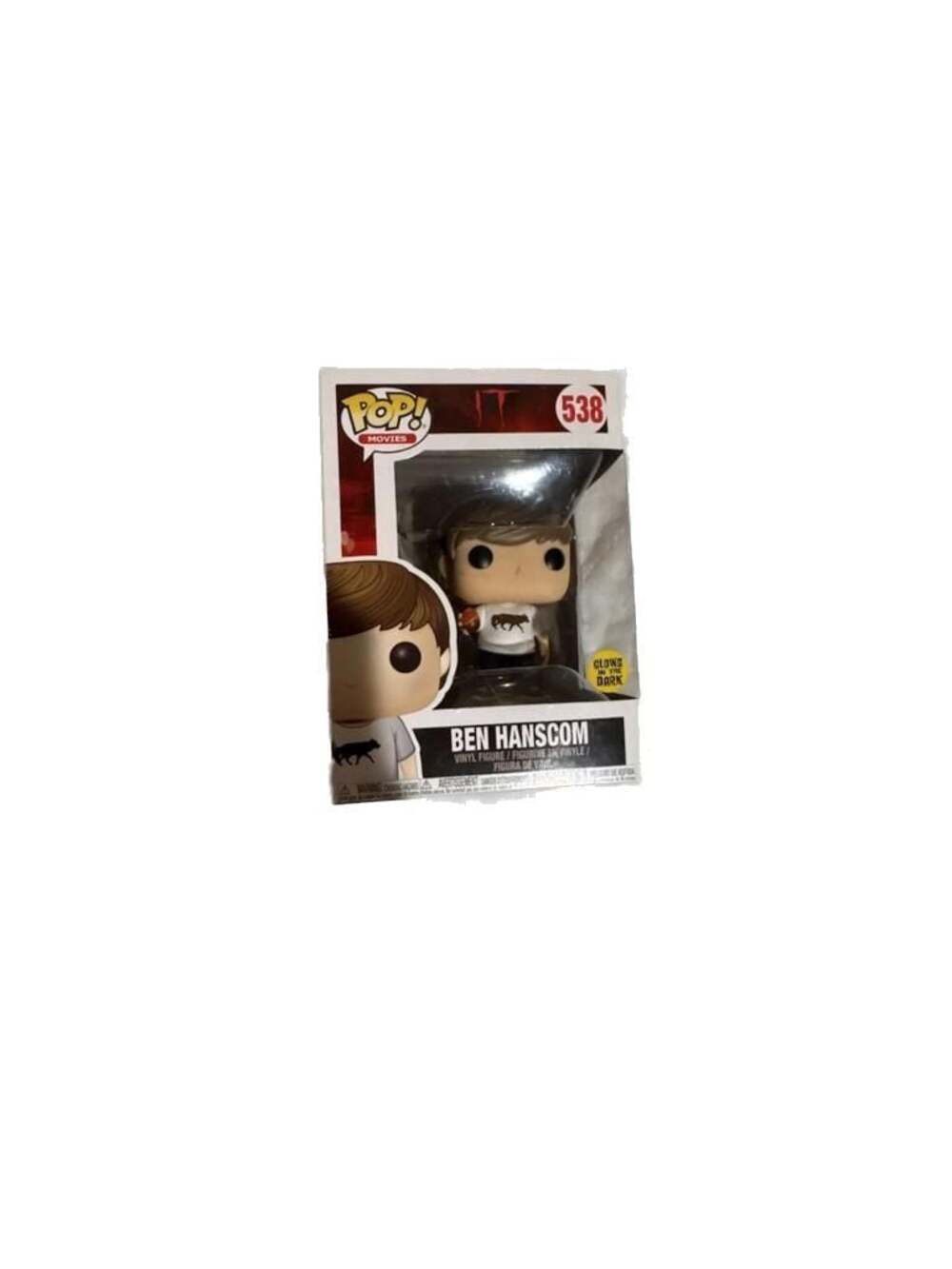 Funko POP! Movies IT #538 Ben Hanscom (SPECIAL) Glow in the Dark Vinyl Figure
